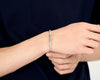pyramid guilloche cable bracelet 9g